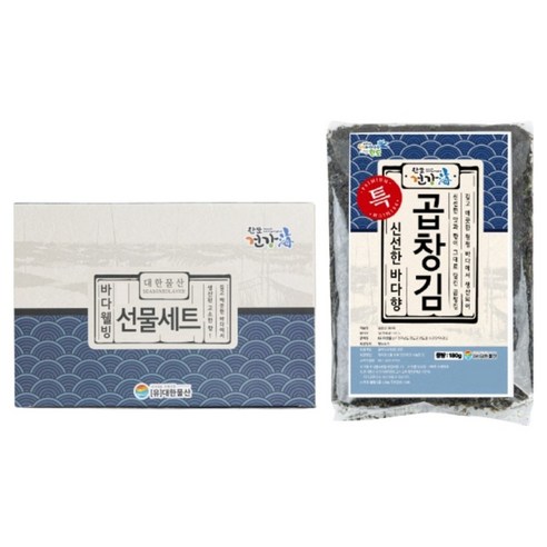 완도건강해 곱창김 50p, 180g, 1개