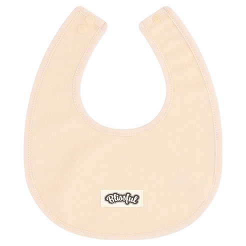 MilkBaby 플레어 아기턱받이 침받이 Bib, L베이지, 1개