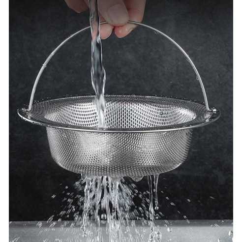 손잡이 스텐 배수구망 8cm 이미지 4