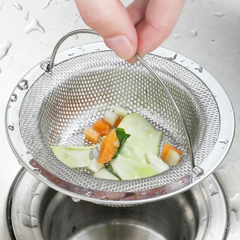 손잡이 스텐 배수구망 8cm 솔직 후기 | 실사용자 리뷰 분석 - 상품 이미지 3