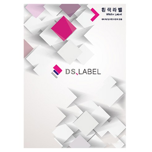 디에스라벨 레이저잉크젯 라벨지 흰색 DS3004 100p, 4칸, 1개