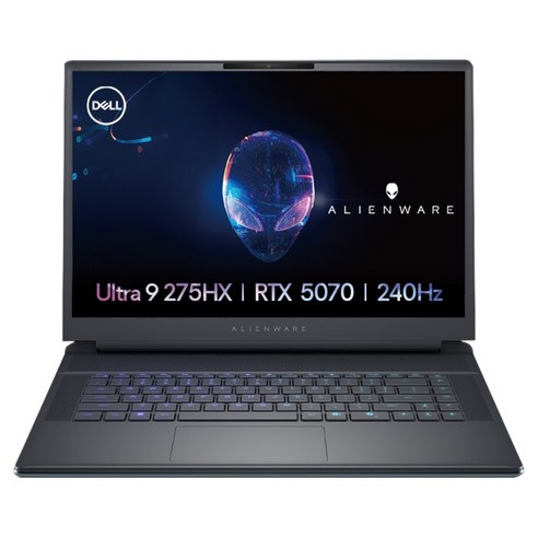 델 2025 에일리언웨어 AREA 51 16 코어Ultra9 인텔 14세대 지포스 RTX 5070, Liquid Teal, 1TB, 16GB, WIN11 Home, DAA16250-WH02KR