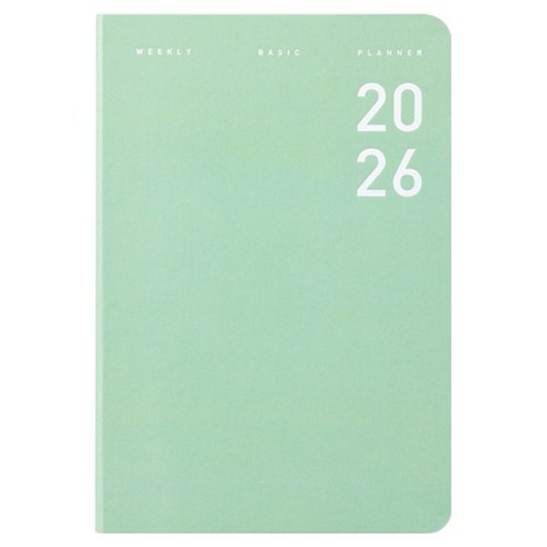 아르디움 2026 위클리 베이직 플래너, 민트, 1개