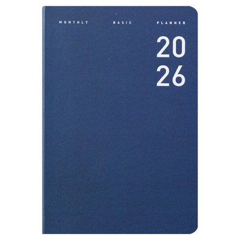 아르디움 2026 먼슬리 베이직 플래너, 네이비피오니, 1개