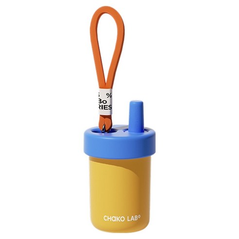 차코랩 보보 텀블러, 옐로우, 1개, 485ml