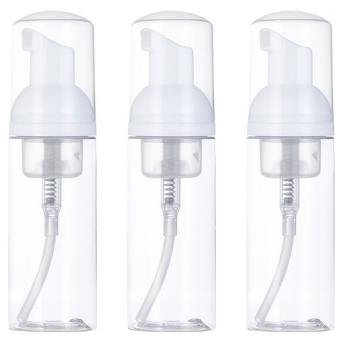 리빙메이커 휴대 여행용 공병 버블폼 거품 용기 30ml, 3개, 화이트