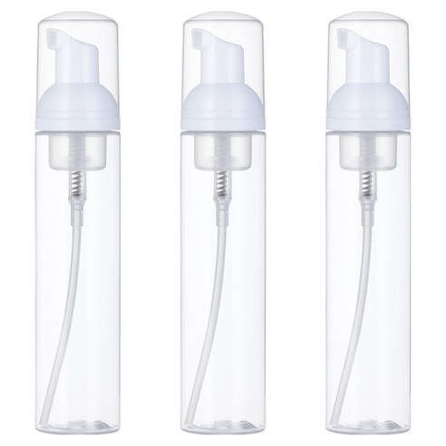 리빙메이커 휴대 여행용 공병 버블폼 거품 용기 100ml, 3개, 화이트
