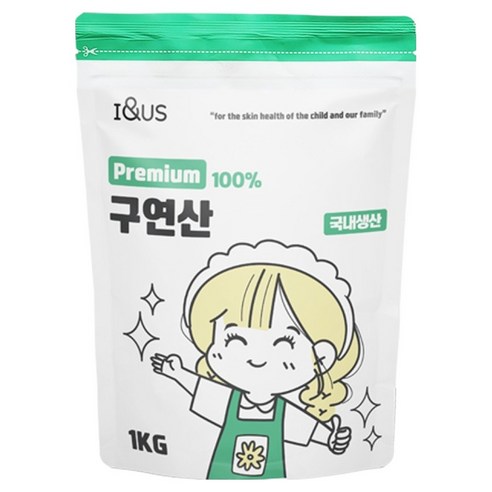 아이앤어스 프리미엄 구연산, 1kg, 1개