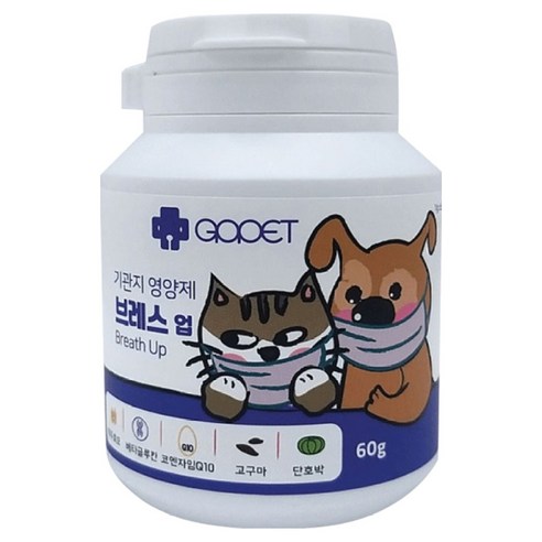 지오펫 반려동물 영양제, 60g, 호흡기/기관지, 1개