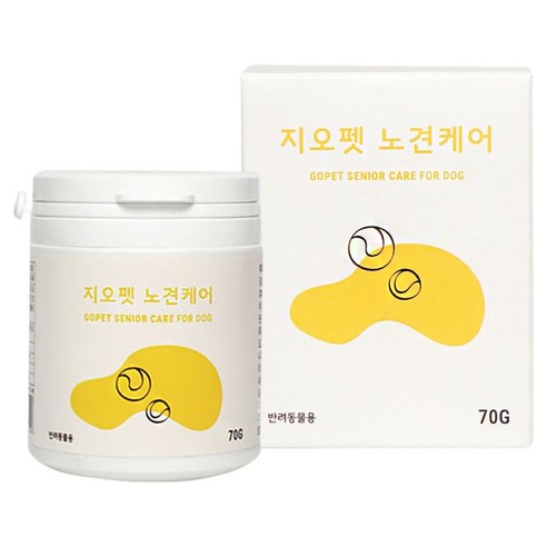 지오펫 강아지 노령견 관절 영양제, 70g, 종합영양제, 1개