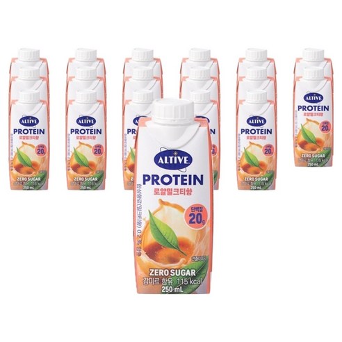 얼티브 프로틴 로얄밀크티향 250ml, 18개 솔직 후기 | 실사용자 리뷰 분석 썸네일