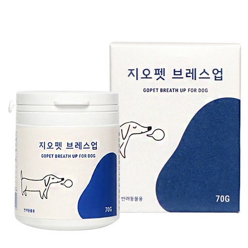 지오펫 강아지 브레스업 영양제, 70g, 호흡기/기관지, 1개