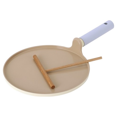 네오플램 인덕션 키키 크레페 프라이팬 + 우드 스프레더 세트, 26cm, 1세트