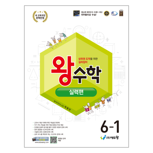 왕수학 (2022년 개정 교육과정), 수학, 초등 6-1/실력편