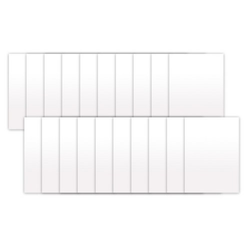 대원우드보드 A4 재단 백색 우드락 원단보드 가로 300mm x 세로 210mm, 20개, 2mm