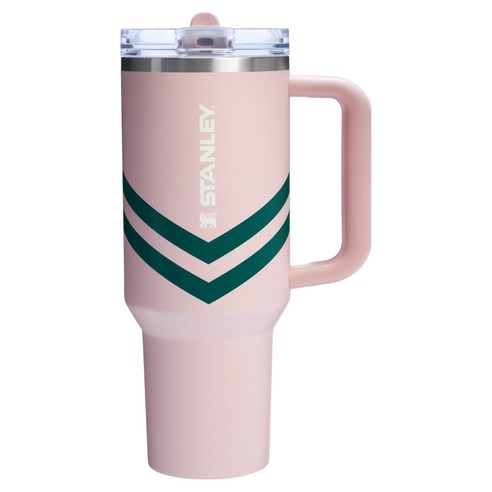 스탠리 퀜처 프로투어 플립스트로 텀블러, 피치 휩 쉐브론, 1.18L, 1개