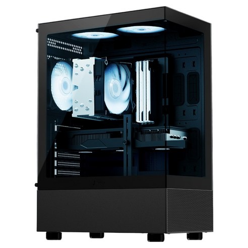 주연테크 2025 마린 라이젠5 라이젠 5000 시리즈 지포스 RTX 5050, 블랙, 16GB, 512GB, WIN11 Home, D35655W-B 블랙, 16GB, 512GB, WIN11 Home, D35655W-B