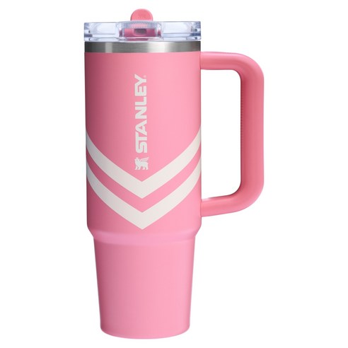 스탠리 퀜처 프로투어 플립스트로 텀블러, 플루메리아 쉐브론, 887ml, 1개