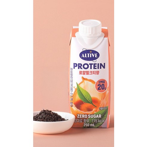 얼티브 프로틴 로얄밀크티향 250ml, 18개 이미지 4