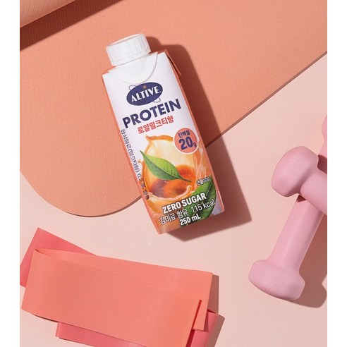얼티브 프로틴 로얄밀크티향 250ml, 18개 이미지 2
