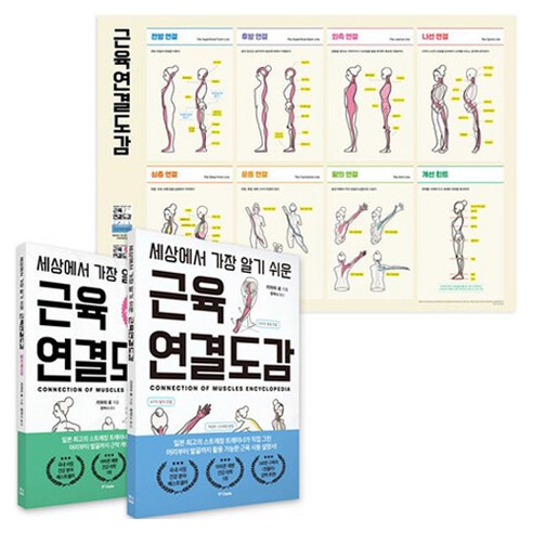 세상에서 가장 알기 쉬운 근육연결도감 세트 전 2권, 기마타 료, 중앙북스