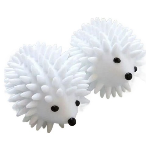 썬앤드림 깔끔세탁 고슴도치 세탁볼 9 x 6.5 cm, 화이트, 2개