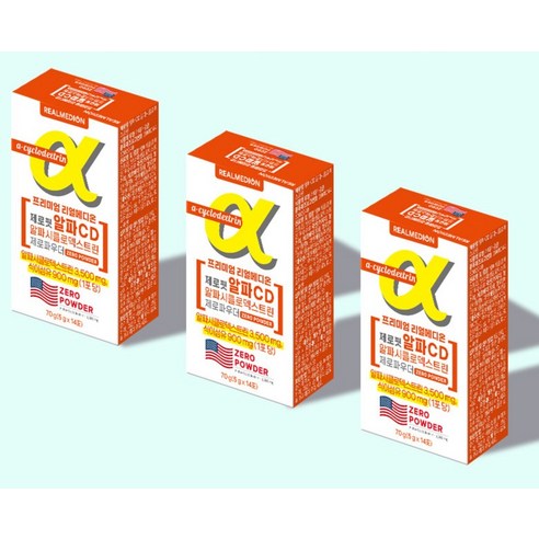 리얼메디온 제로핏 알파 CD 알파시클로덱스트린 제로파우더 난소화성말토덱스트린 14p 70g, 1개 이미지 4