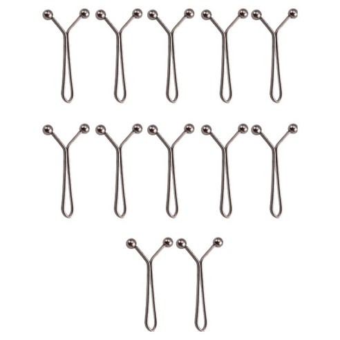 앙플러스 티 안나는 Y핀 허리 줄임 버클 조절 클립, 12개, 블랙