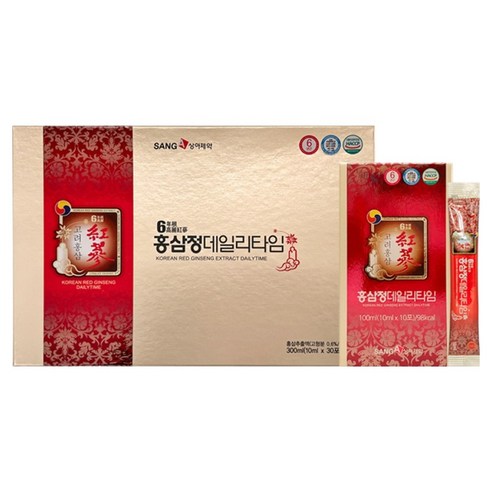 상아제약 6년근 고려 홍삼정 데일리타임 + 쇼핑백, 300ml, 1개
