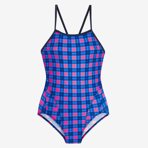 루니덕 여성용 미들컷 실내 수영복