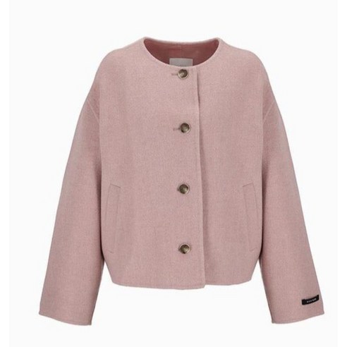 비지트인뉴욕 여성용 라운드넥 핸드메이드 싱글 숏 재킷 VAAHC77 후기 분석 - 착용 컷 1