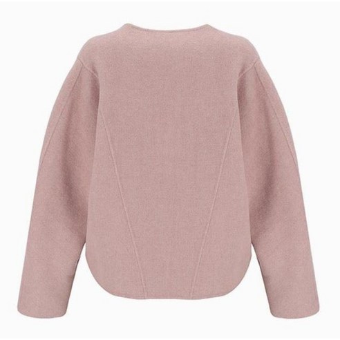 비지트인뉴욕 여성용 라운드넥 핸드메이드 싱글 숏 재킷 VAAHC77 후기 분석 - 뒷모습 컷