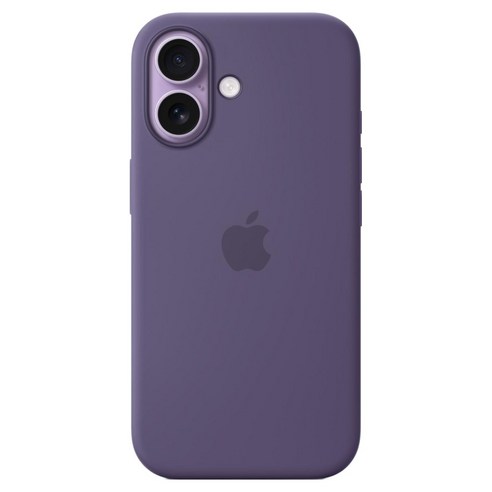 Apple 정품 아이폰 맥세이프 실리콘 케이스, 아이폰 17, 퍼플 포그
