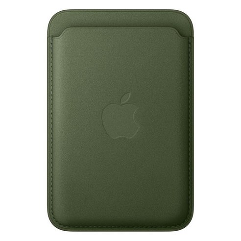 Apple 정품 아이폰 맥세이프형 파인우븐 카드지갑, 모스, 1개