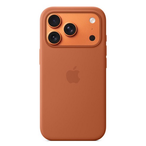 Apple 정품 아이폰 맥세이프 실리콘 케이스, 아이폰 17 Pro, 테라코타