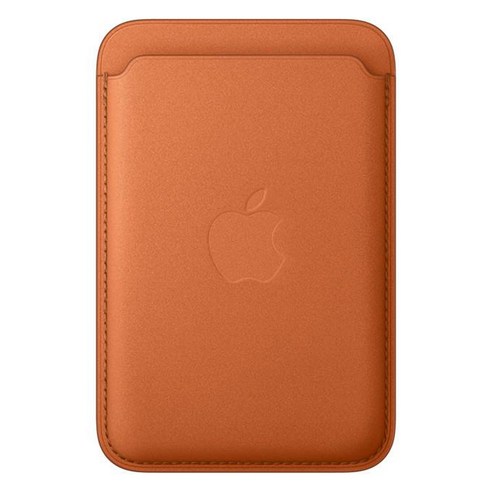 Apple 정품 아이폰 맥세이프형 파인우븐 카드지갑, 폭스 오렌지, 1개