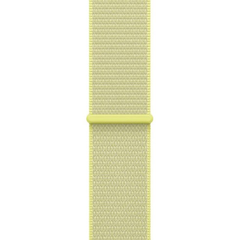Apple 정품 2025 애플워치 스포츠 루프, 네온 옐로, 1개, 40mm, One Size