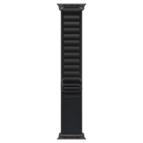 Apple 정품 2025 애플워치 알파인 루프, 49mm, Medium, 블랙/블랙 티타늄