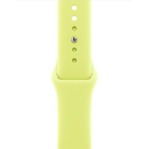 Apple 정품 2025 애플워치 스포츠 밴드 S/M, 42mm, 네온 옐로