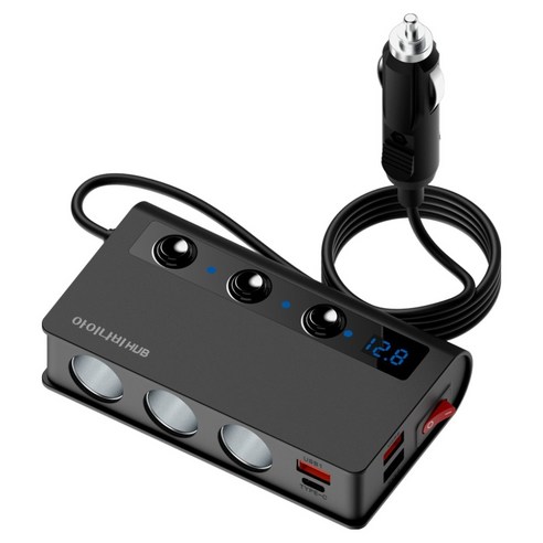 아이나비허브 고속 150W 7in1 시거잭 충전 차량용 멀티소켓 ISC-... 실사용 후기 | 효과 있을까? - 상품 이미지 1