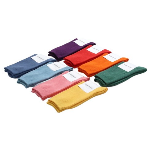 슈퍼베이직 1290 골지 양말 8켤레