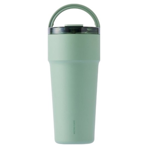 락앤락 카페 세라믹 탑핸들 텀블러 LHC4419, 그린, 900ml, 1개