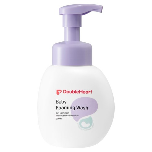 더블하트 스킨케어 베이비 포밍워시 무향, 300ml, 1개