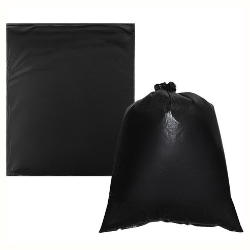 월드크린 분리수거 평판 비닐봉투 검정, 20L, 100개