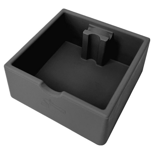 웰롯 커피찌꺼기통 편리한 넉박스 16 x 15 x 6.5 cm, 블랙, 1개