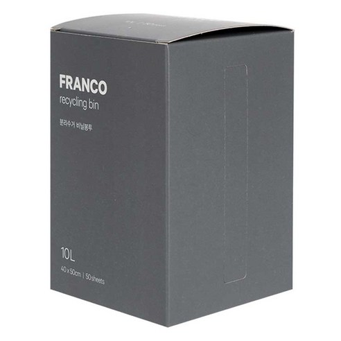프랑코홈 분리수거 비닐봉투 배접형 50p, 10L, 1개