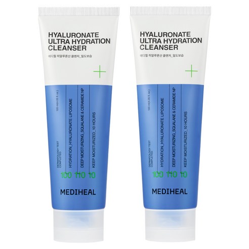 메디힐 히알루론산 밀도보습 클렌징폼, 120ml, 2개