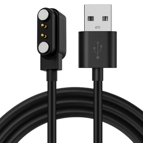 스페이스쉴드 USB A타입 스탠다드 충전 케이블 1m, 블랙, 1개