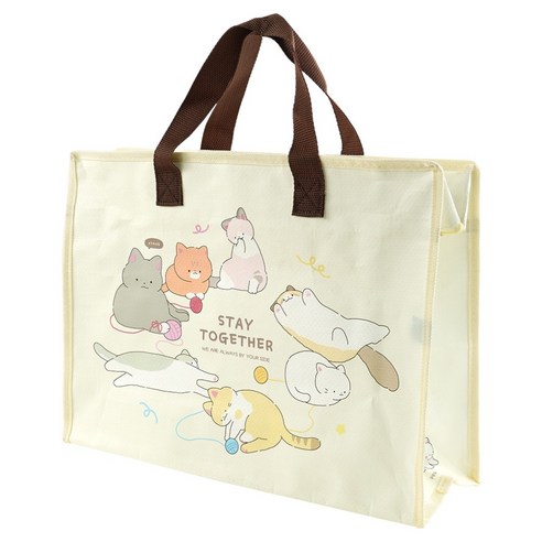 핑크풋 냥냥 투게더 타포린백