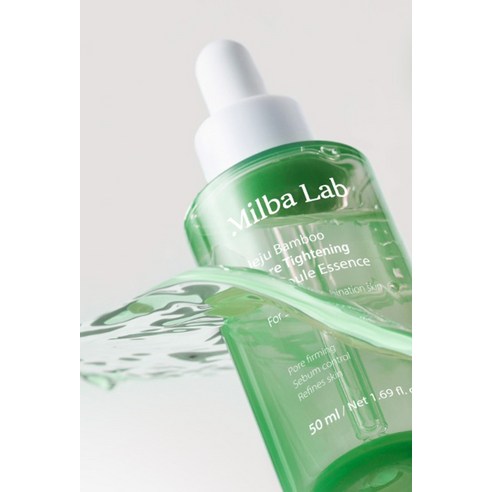 밀바랩 제주 대나무 모공 타이트닝 앰플 에센스 후기 분석 - 임상 테스트 결과 그래프